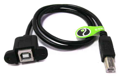 USB 2.0 BM to BF (U-Type) Cable 60cm